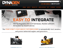 Tablet Screenshot of dynagen.com